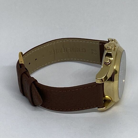 Michael Kors Bradshaw MK5739 Womens Brown Leather Analog Dial Quartz Watch XR224 - Picture 12 of 12